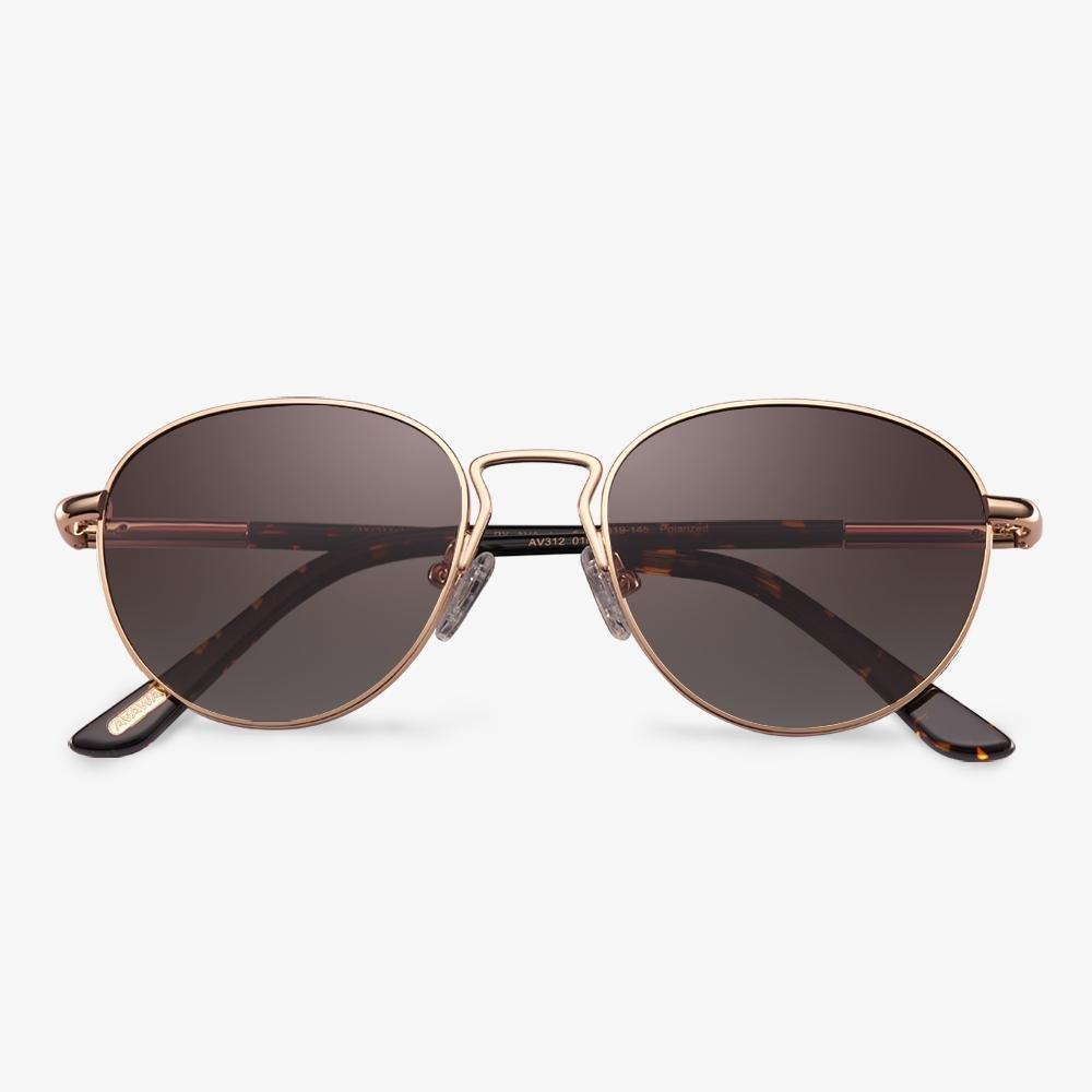 Round Lens Sunglasses | Gold Round Sunglasses | KOALAEYE