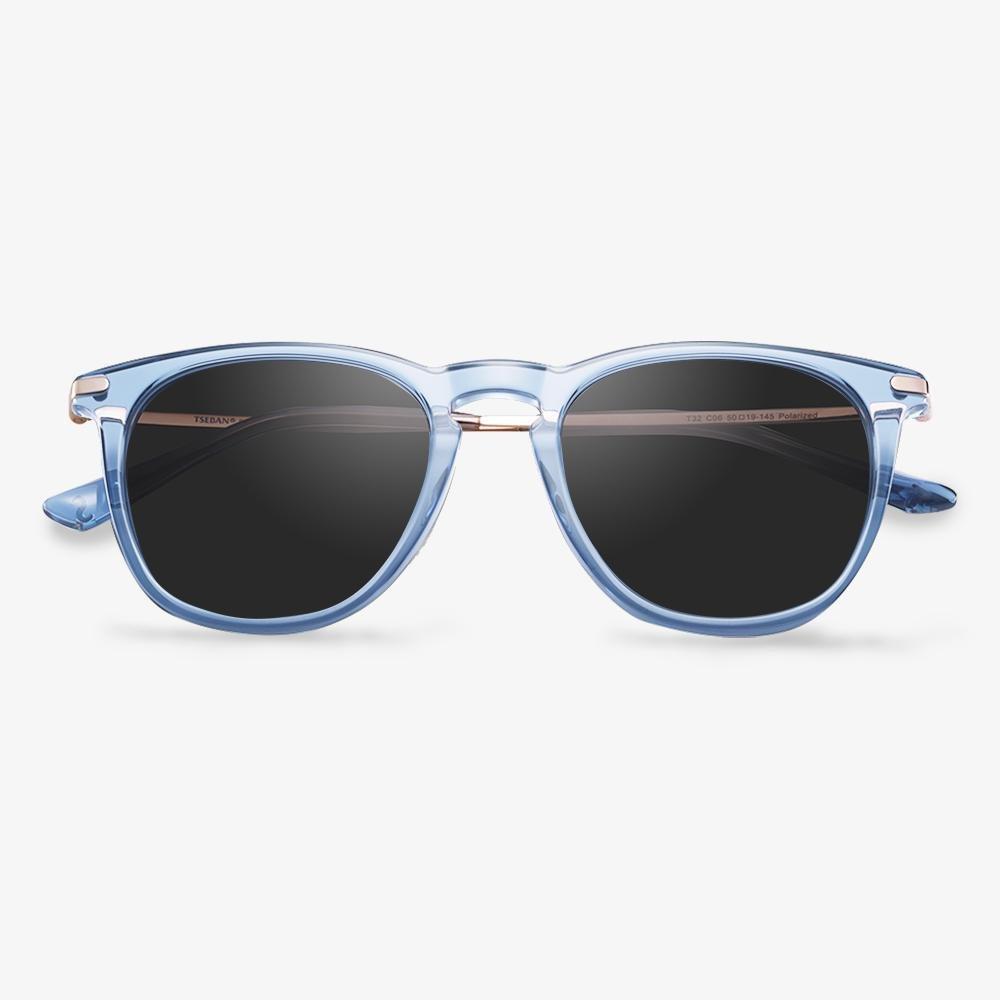 Round Retro Sunglasses | Blue Round Sunglasses | KOALAEYE
