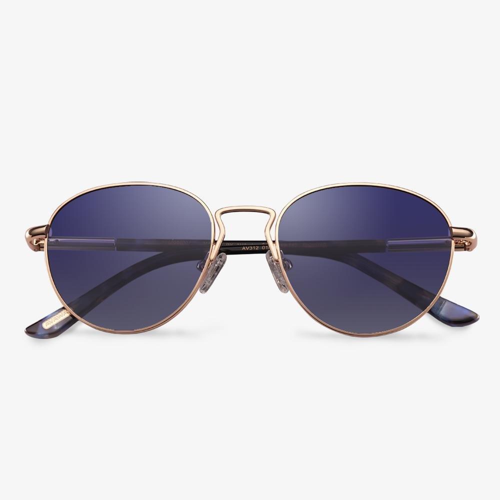 Round Lens Sunglasses | Gold Round Sunglasses | KOALAEYE