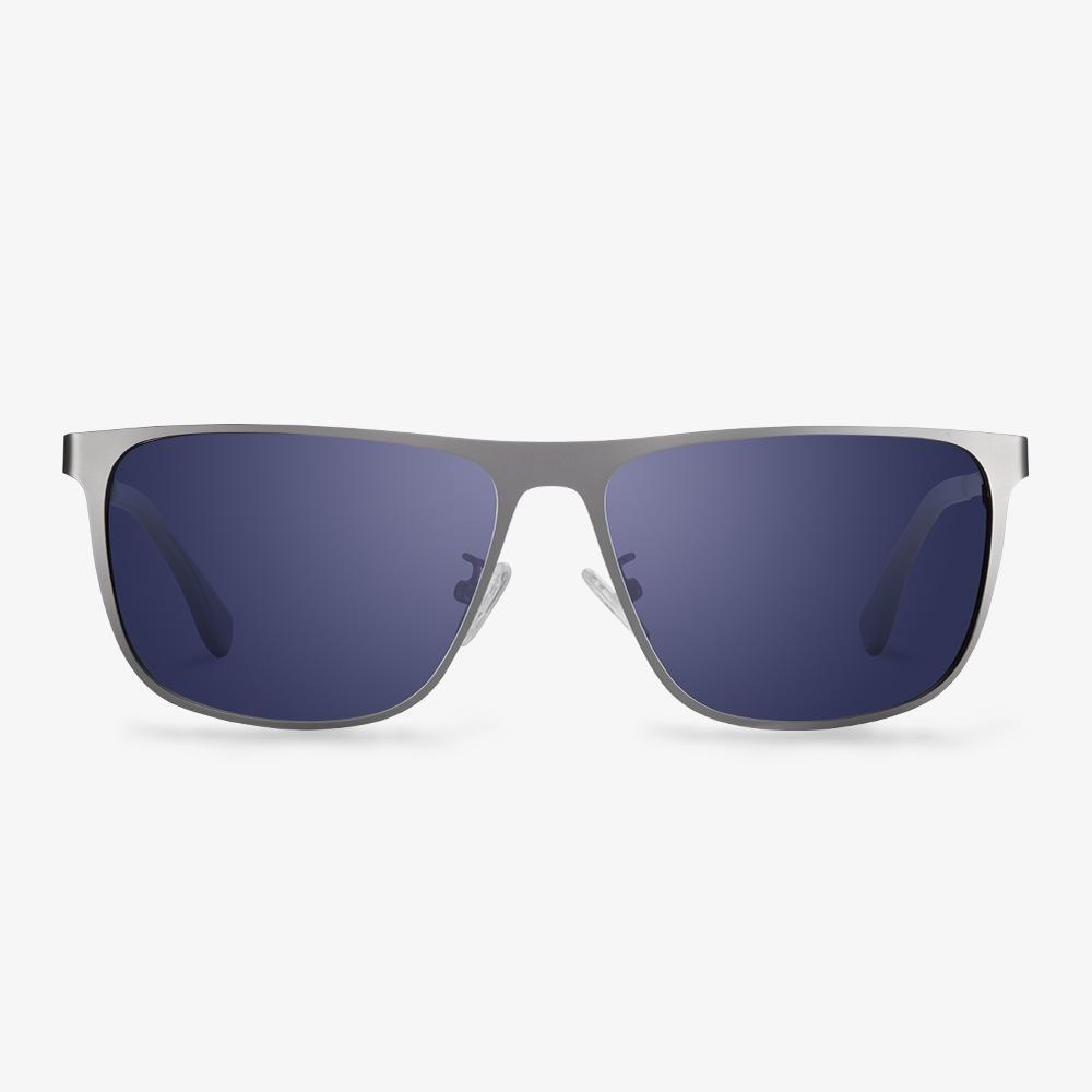 Rectangular Sunglasses | Men's Metal Frame Sunglasses | KALAEYE