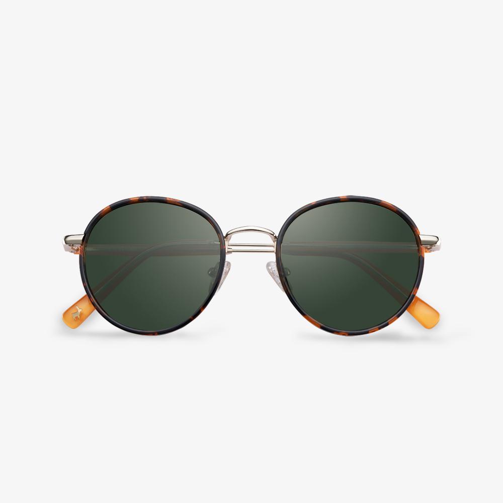Round Designer Sunglasses | Round Tortoise Shell Sunglasses | KOALAEYE