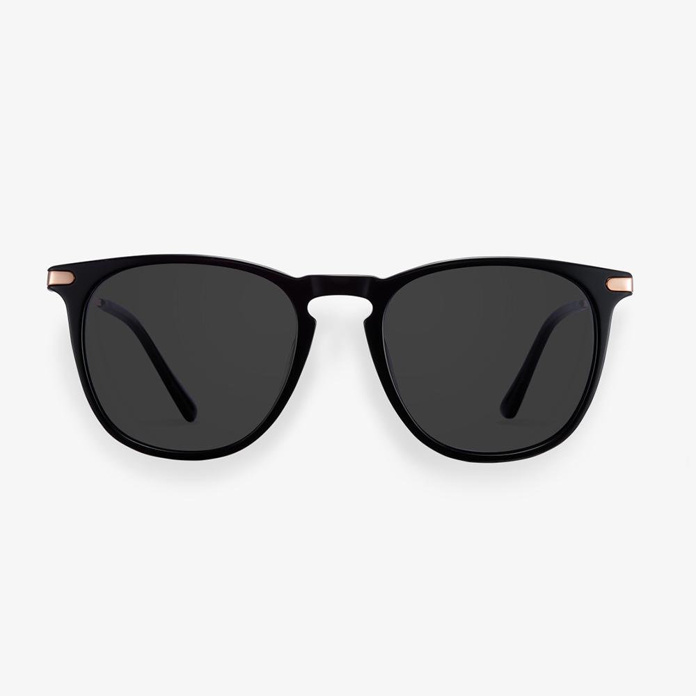 Round Retro Sunglasses | Black Round Sunglasses | KOALAEYE