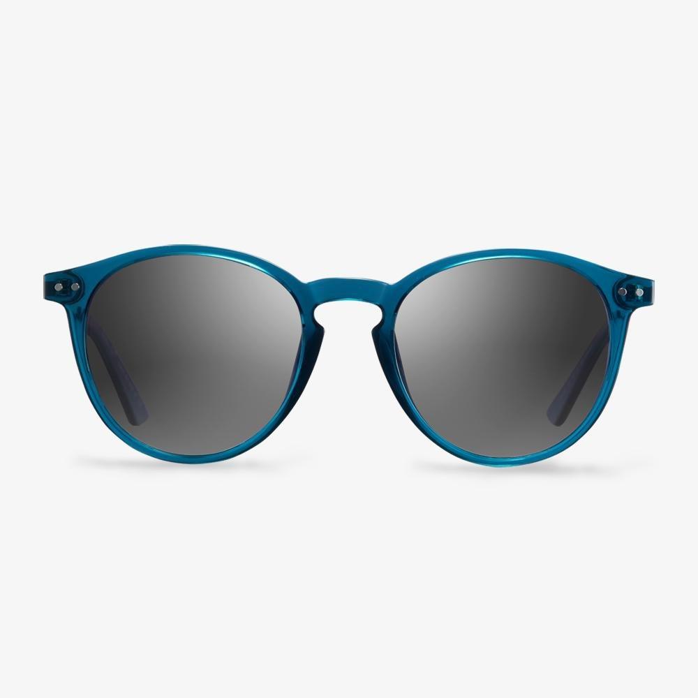 Designer Round Sunglasses | Blue Round Sunglasses | KOALAEYE