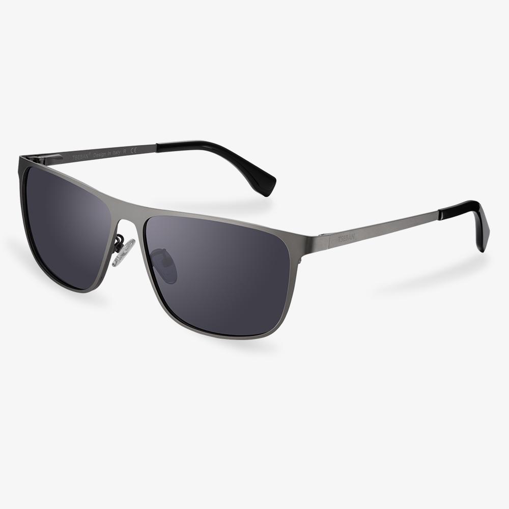 Rectangular Sunglasses | Men's Metal Frame Sunglasses | KALAEYE