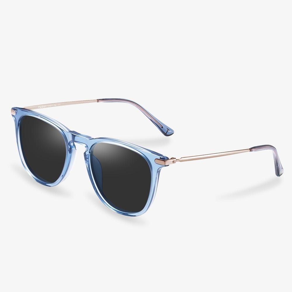 Round Retro Sunglasses | Blue Round Sunglasses | KOALAEYE