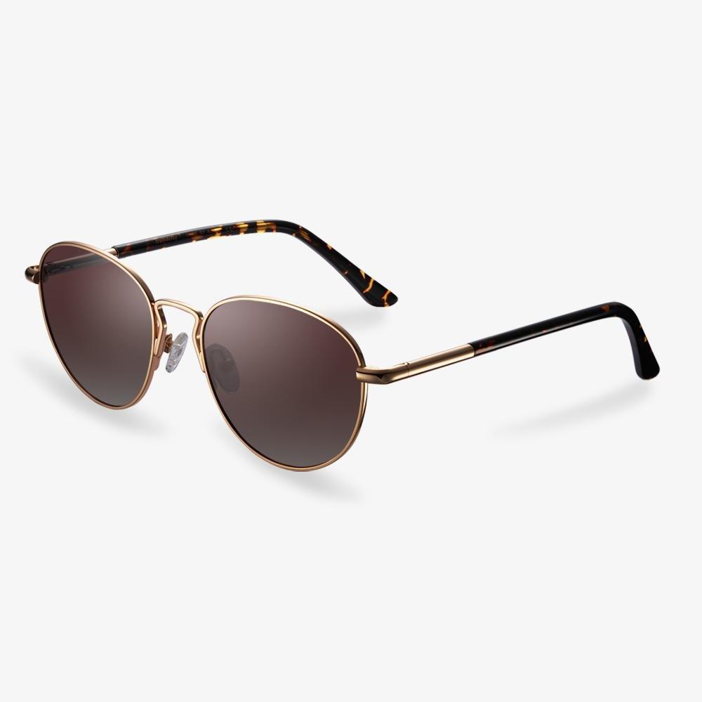 Round Lens Sunglasses | Gold Round Sunglasses | KOALAEYE