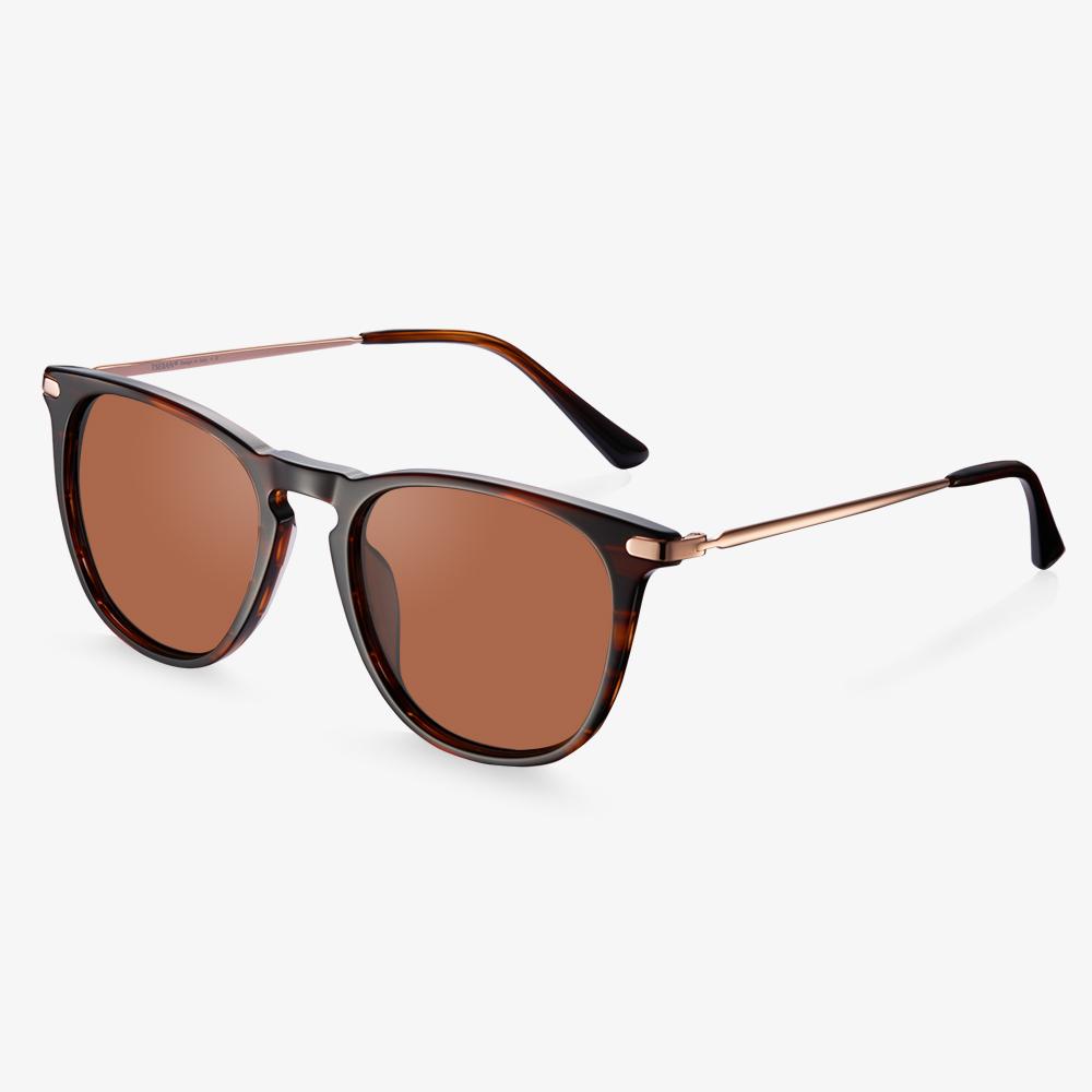 Round Retro Sunglasses | Brown Round Sunglasses | KOALAEYE