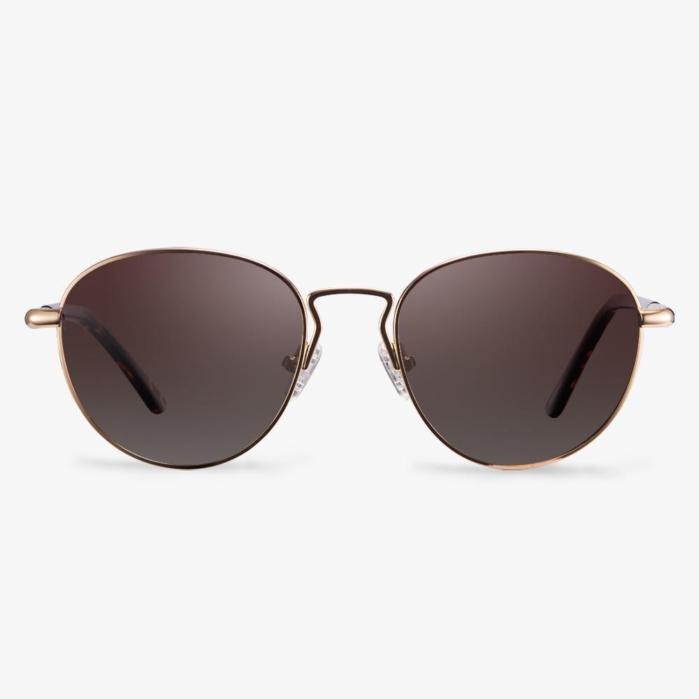 Round Lens Sunglasses | Gold Round Sunglasses | KOALAEYE