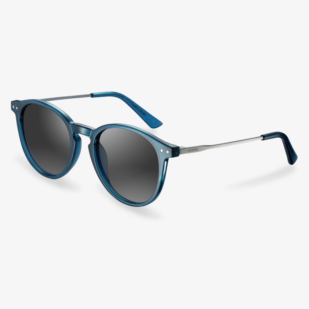 Designer Round Sunglasses | Blue Round Sunglasses | KOALAEYE