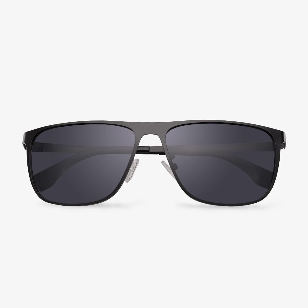 Rectangular Sunglasses | Men's Metal Frame Sunglasses | KALAEYE